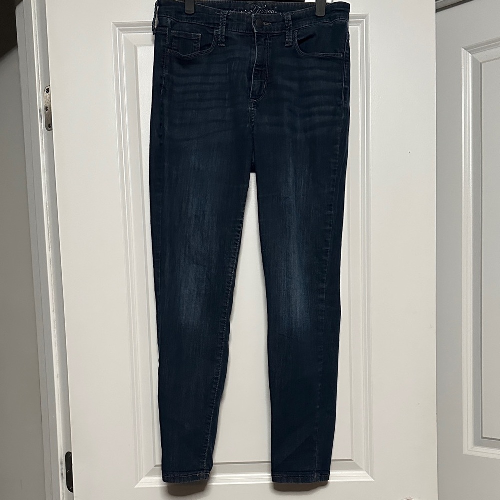 Women's Dark Blue Jeans